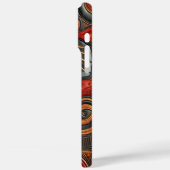 Ingewikkeld buitenaards ambachtelijk ontwerp in le Case-Mate iPhone case (Achterkant / Links)