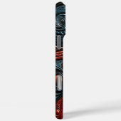 Ingewikkeld buitenaards ontwerp in levendige kosmi Case-Mate iPhone case (Achterkant / Rechts)