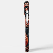 Ingewikkeld buitenaards ontwerp in levendige kosmi Case-Mate iPhone case (Achterkant / Links)