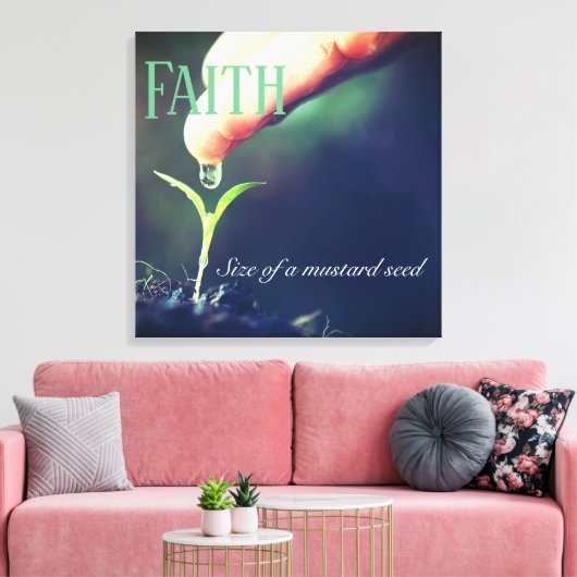 Ingewikkeld Canvas Art-Faith zaailing (Insitu (Woonkamer))