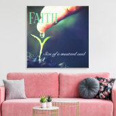 Ingewikkeld Canvas Art-Faith zaailing Afdruk (Insitu (Woonkamer))