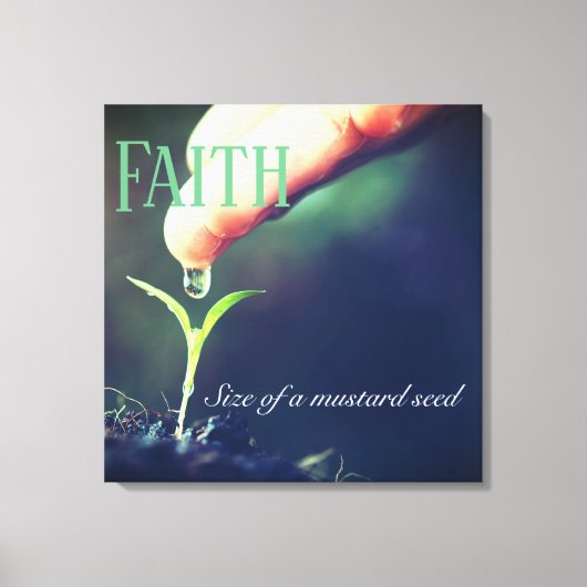 Ingewikkeld Canvas Art-Faith zaailing Afdruk (Voorkant)