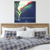 Ingewikkeld Canvas Art-Faith zaailing Afdruk (Insitu (Slaapkamer))