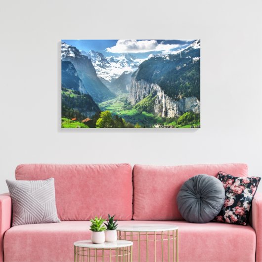 Ingewikkeld Canvas Fine Art Print van Zwitserland (Insitu (Woonkamer))