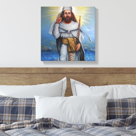Ingewikkeld Canvas van Zarathustra (Profeet Zoroas Afdruk (Insitu (Slaapkamer))