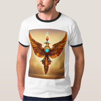 "Ingewikkeld Crystal Eagle Tattoo Design - Symbool T-shirt