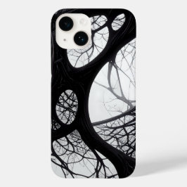 Ingewikkeld Dark Organic Roots Pattern Hoesje