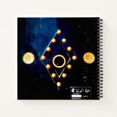 Ingewikkeld deurontwerp notitieboek (Achterkant)