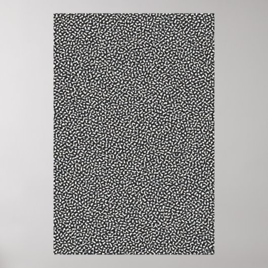 ingewikkeld geometrisch herhalingspatroon poster (Voorkant)