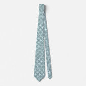 Ingewikkeld geometrisch patroon met turquoise verb stropdas (Voorkant)