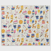 Ingewikkeld geschenk met liefde cadeaupapier (Vlak)