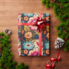 Ingewikkeld geschenk met liefde cadeaupapier