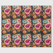 Ingewikkeld geschenk met liefde cadeaupapier (Vlak)