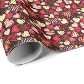 Ingewikkeld geschenk met liefde cadeaupapier (Rol Hoek)