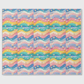 Ingewikkeld geschenk met liefde cadeaupapier (Vlak)