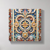 Ingewikkeld Gesneden Fries Canvas Afdruk (Voorkant)