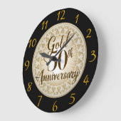 Ingewikkeld Goud 50e Jubileum Grote Klok (Hoek)