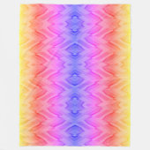 Ingewikkeld koraal en roze tinten marmeren patroon fleece deken (Voorkant)