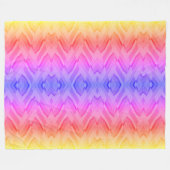 Ingewikkeld koraal en roze tinten marmeren patroon fleece deken (Voorkant (Horizontaal))