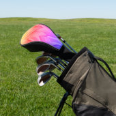Ingewikkeld koraal en roze tinten marmeren patroon golfheadcover (Insitu)