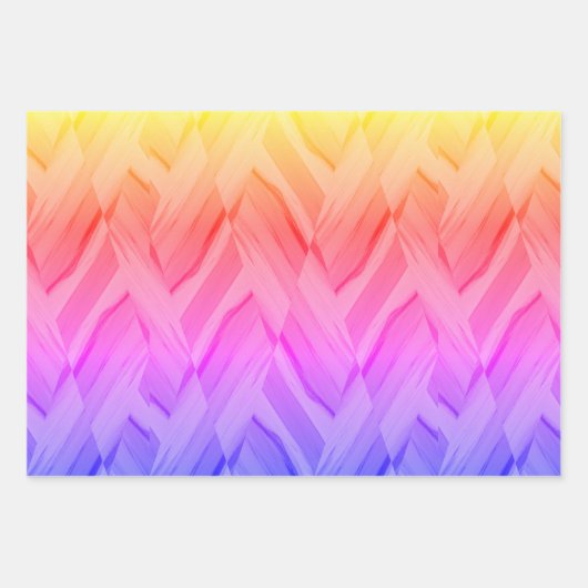 Ingewikkeld koraal en roze tinten marmeren patroon inpakpapier vel (Voorkant)