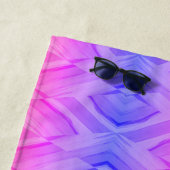 Ingewikkeld koraal en roze tinten marmeren patroon strandlaken (In situ)