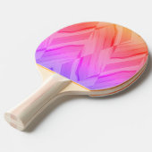 Ingewikkeld koraal en roze tinten marmeren patroon tafeltennisbatje (Voorkant Gekanteld)