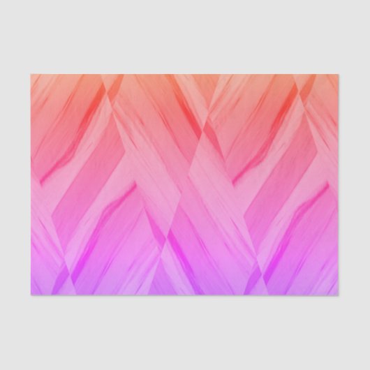 Ingewikkeld koraal en roze tinten marmeren patroon tissuepapier (Voorkant)