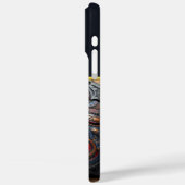 Ingewikkeld lederen kunstwerk met een kosmisch gez Case-Mate iPhone case (Achterkant / Links)