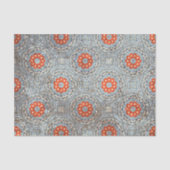 Ingewikkeld Marokkaans geometrisch mozaïekpatroon Tissuepapier (Voorkant)