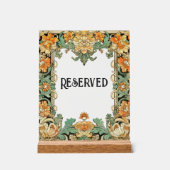 Ingewikkeld motief filigraan, duidelijk midden tab acryl bord (Voorkant)