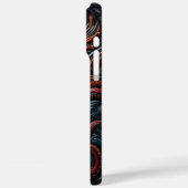 Ingewikkeld octopusontwerp met wervelende tentakel Case-Mate iPhone case (Achterkant / Links)