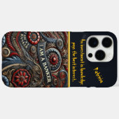Ingewikkeld ontwerp dat een bankenidentiteit viert Case-Mate iPhone case (Achterkant (horizontaal))