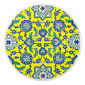 Ingewikkeld Ottomaanse Turkiye Iznik Floral Patter Keramische Knop (Voorkant)