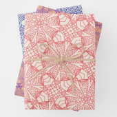 Ingewikkeld patroon inpakpapier vel (In situ)