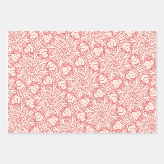 Ingewikkeld patroon inpakpapier vel (Voorkant)