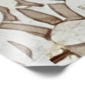 Ingewikkeld pleisterwerk in Ben Youssef - Marrakec Foto Afdruk (Hoek)