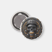 Ingewikkeld Schedelontwerp Magneet (Voorkant / Achterkant)