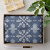 Ingewikkeld sneeuwvlokpatroon tissuepapier (Geschenk)