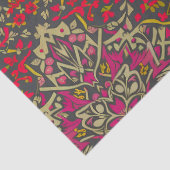 Ingewikkeld, traditioneel oosters tapijt motief on tissuepapier (Detail)