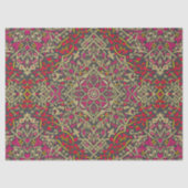 Ingewikkeld, traditioneel oosters tapijt motief on tissuepapier (Voorkant)