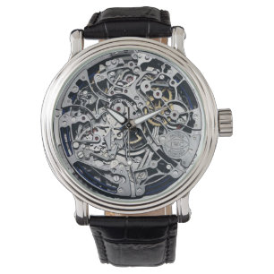 Ingewikkeld uurwerkmechanisme horloge