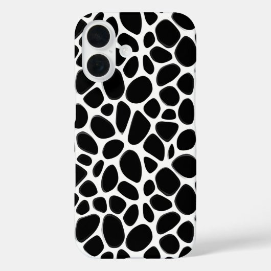 Ingewikkeld zwart-wit patroon Case-Mate iPhone case (Achterkant)