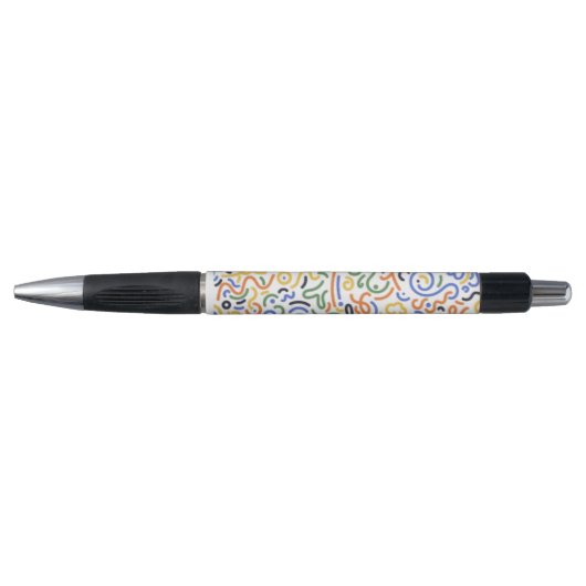 Ingewikkelde Abstracte Doodle Pen - Kleurrijk Moza (Voorkant)