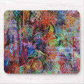 Ingewikkelde Abstracte kleurtexturen Muismat (Voorkant)