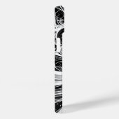 Ingewikkelde Abstracte Mind Network iPhone Case (Achterkant / Rechts)