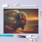 Ingewikkelde Amerikaanse zuidwestelijke bizon deco Tissuepapier (Craft)