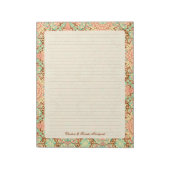 Ingewikkelde arabesk, notitieblok (Linkerzijde)