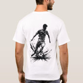 Ingewikkelde architectonische Brain City T-shirt (Achterkant)