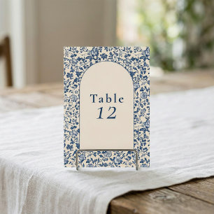  ingewikkelde bloemenboogtafel zitkaart kaart